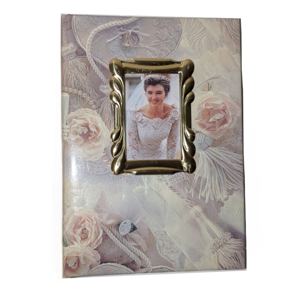 Vintage 80s Wedding Photo Album